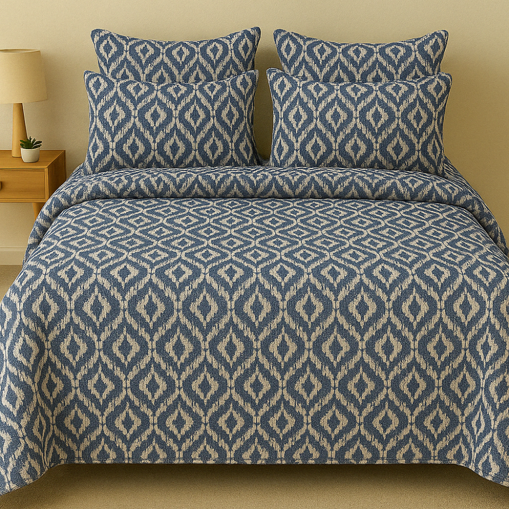 Amber Bedcover -Ikat Echo
