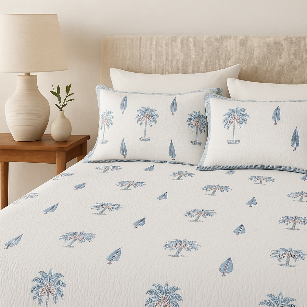 Jaipuri Quilt - Palms