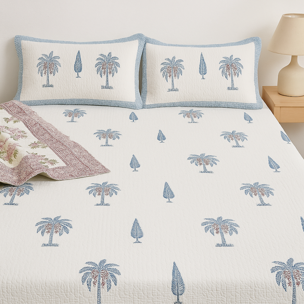Jaipuri Quilt - Palms