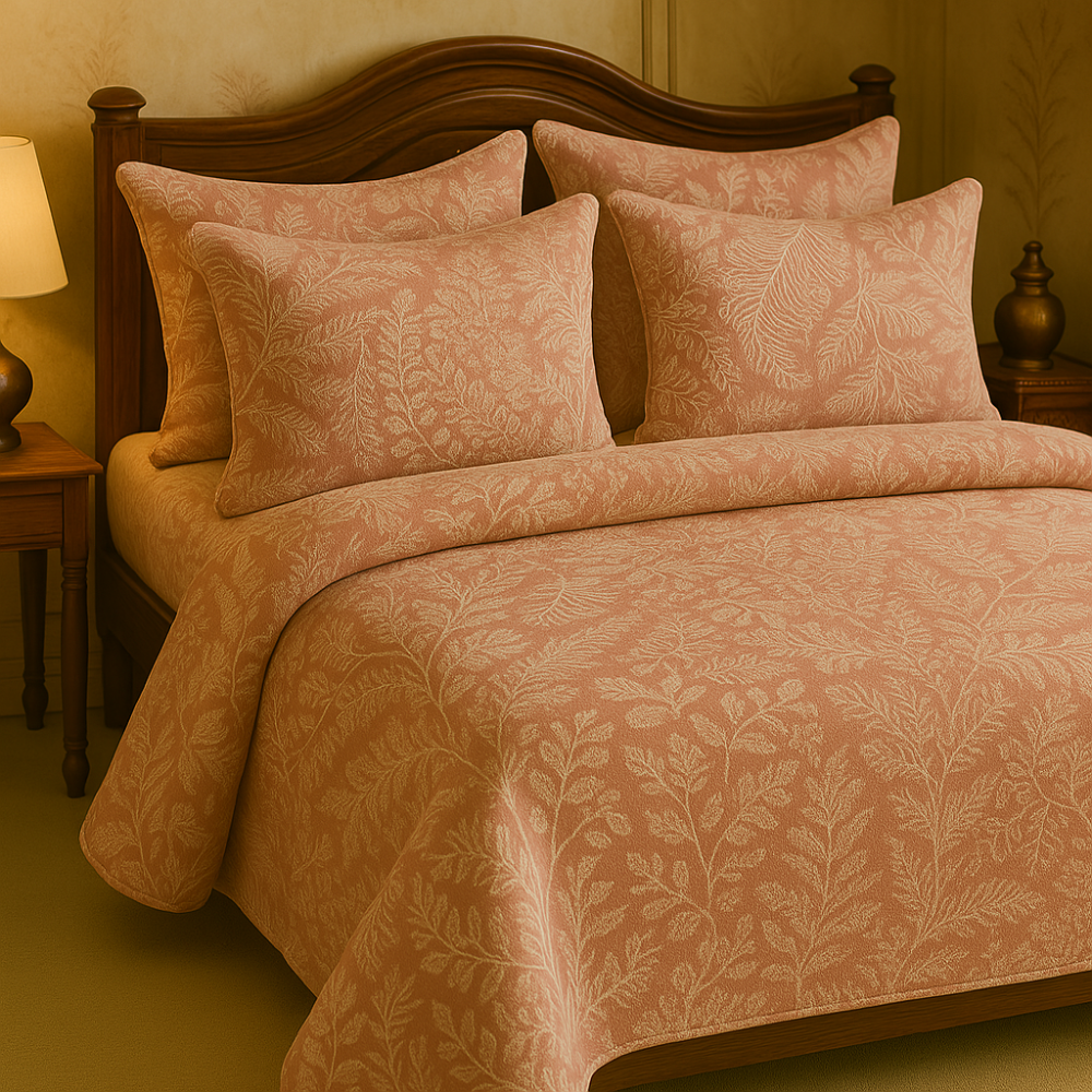 Amber Bedcover -Botanical Blush