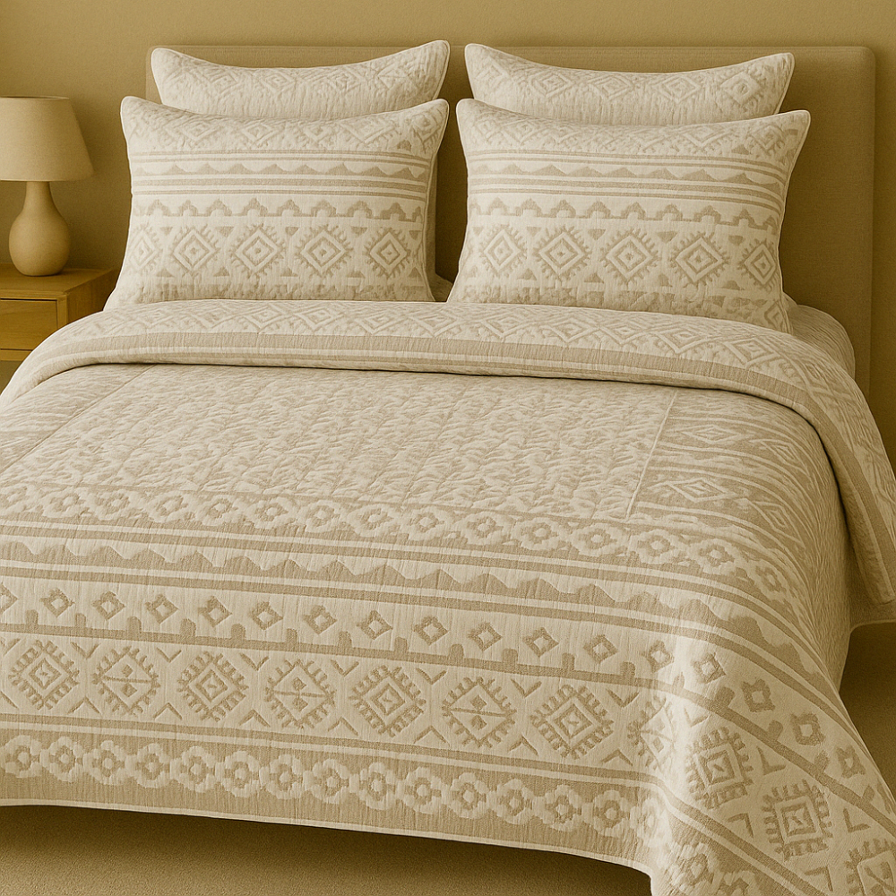 Elaine Bedcover -Haveli Motif