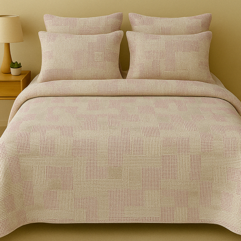 Elaine Bedcover -Threaded Harmony