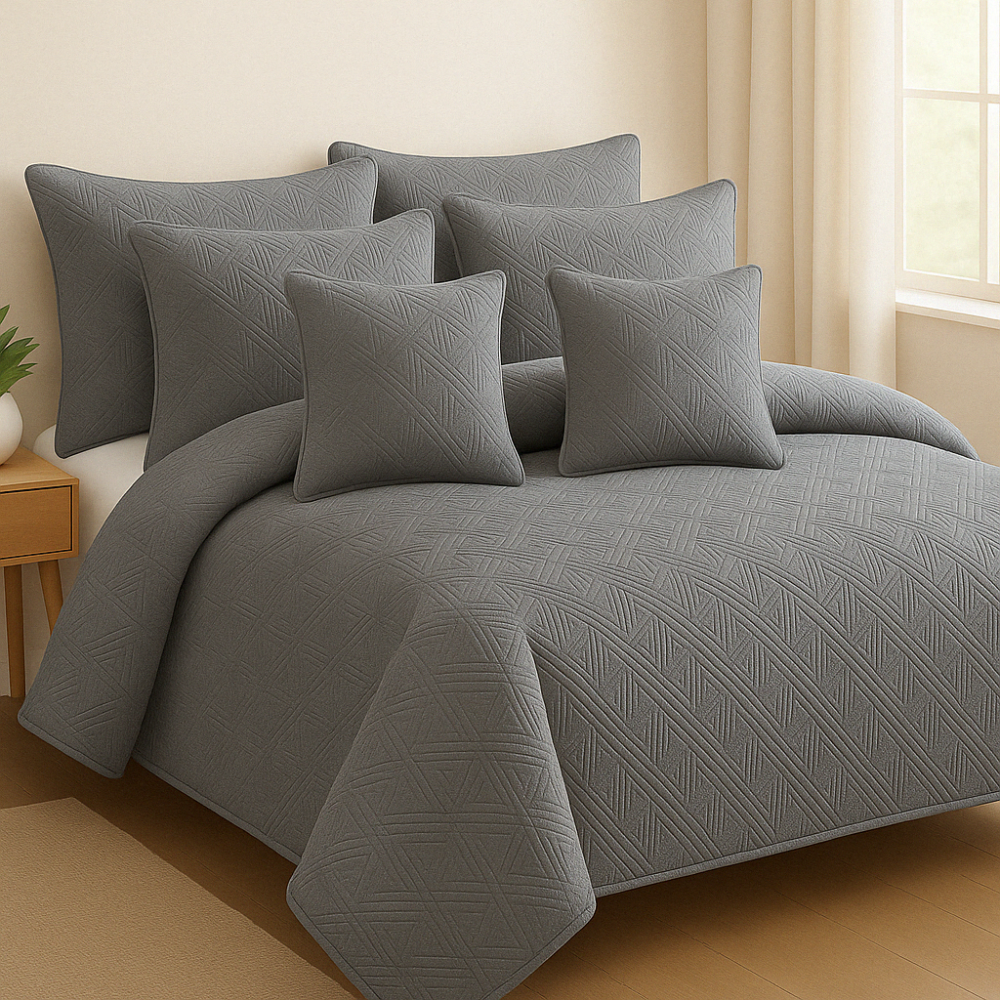 Lasell Bedcover Set- Slate Luxe