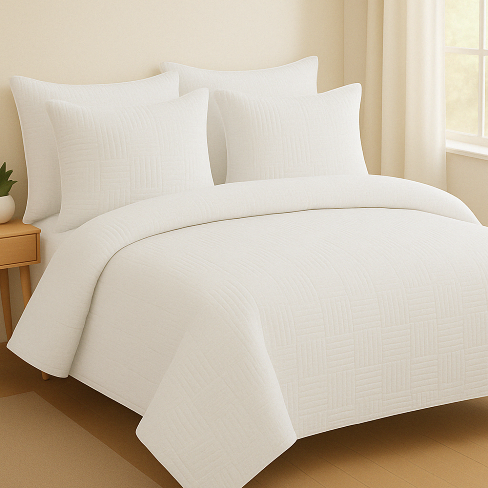 Estella Bedcover- White Haven