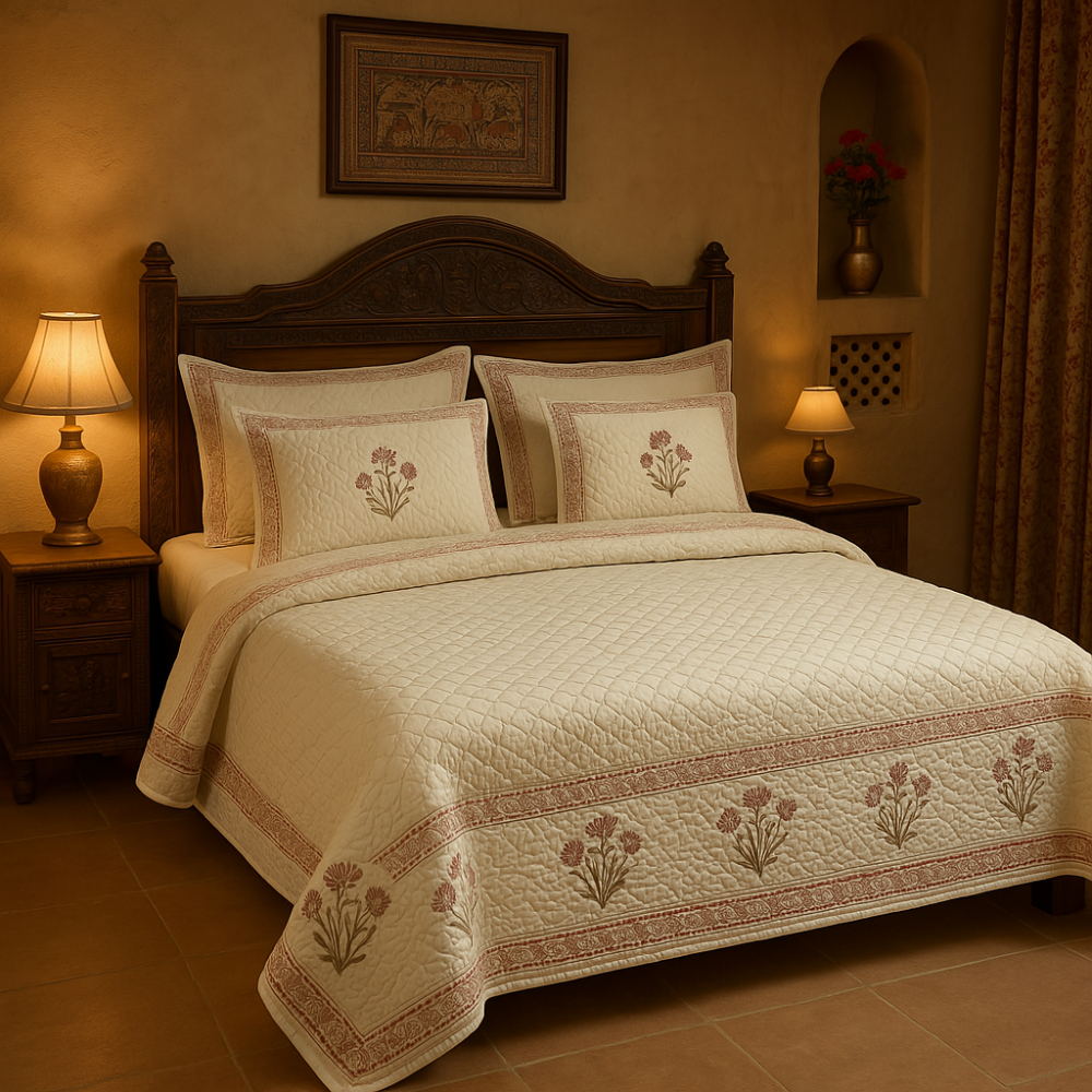 Jaipuri Quilt - Rosa