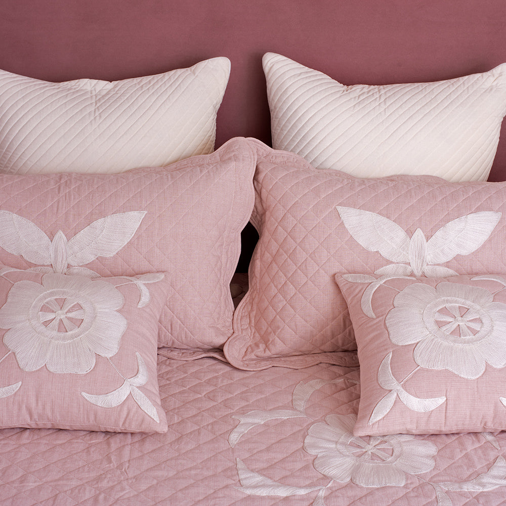 Clementine Bedcover Set - Pink