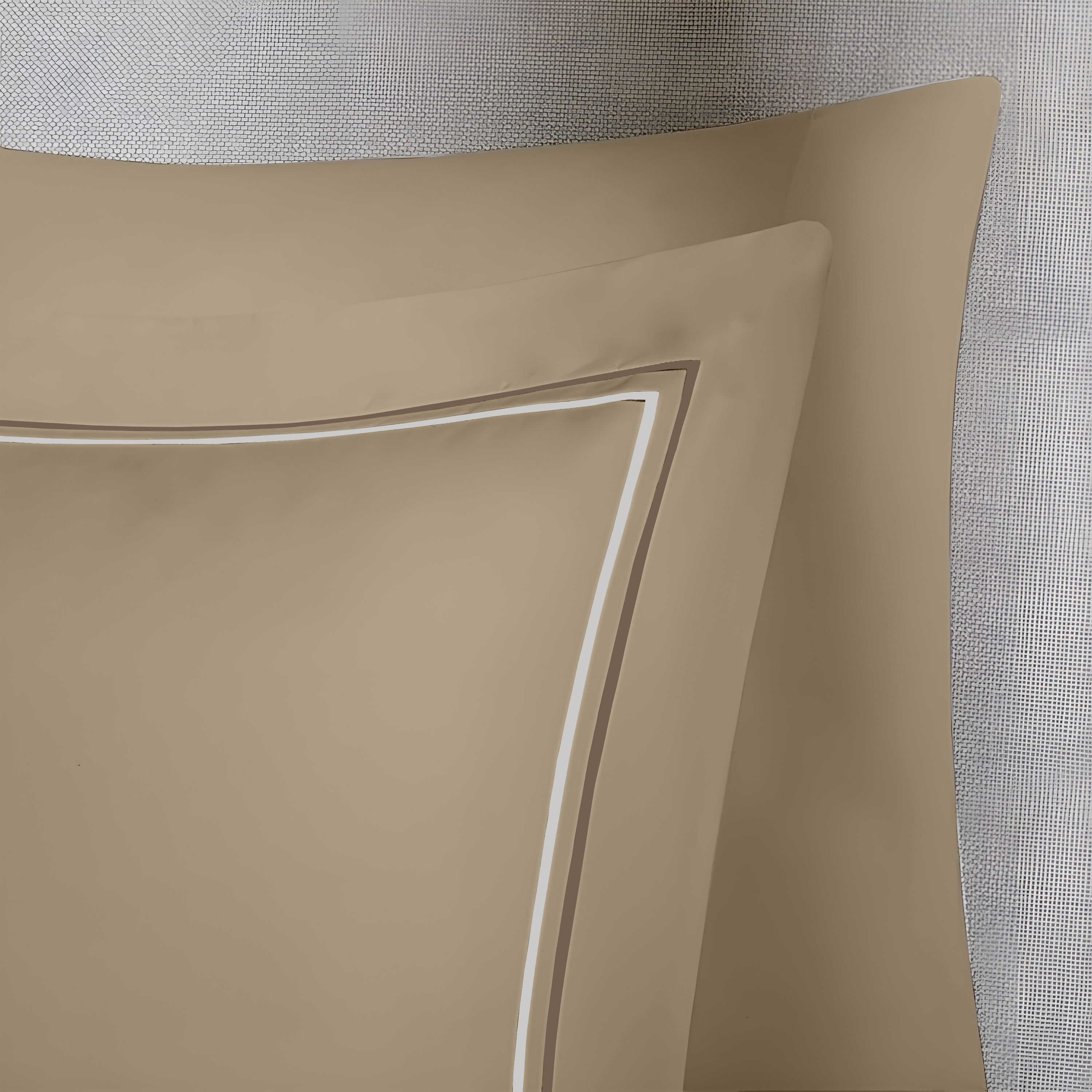 Manhattan Bedsheet Set-Dyed- Sand