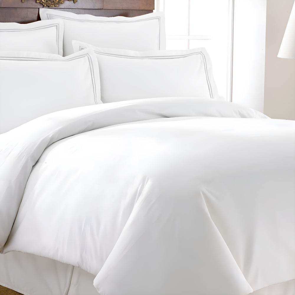 300 TC Plain White - Manhattan Bedsheet Set