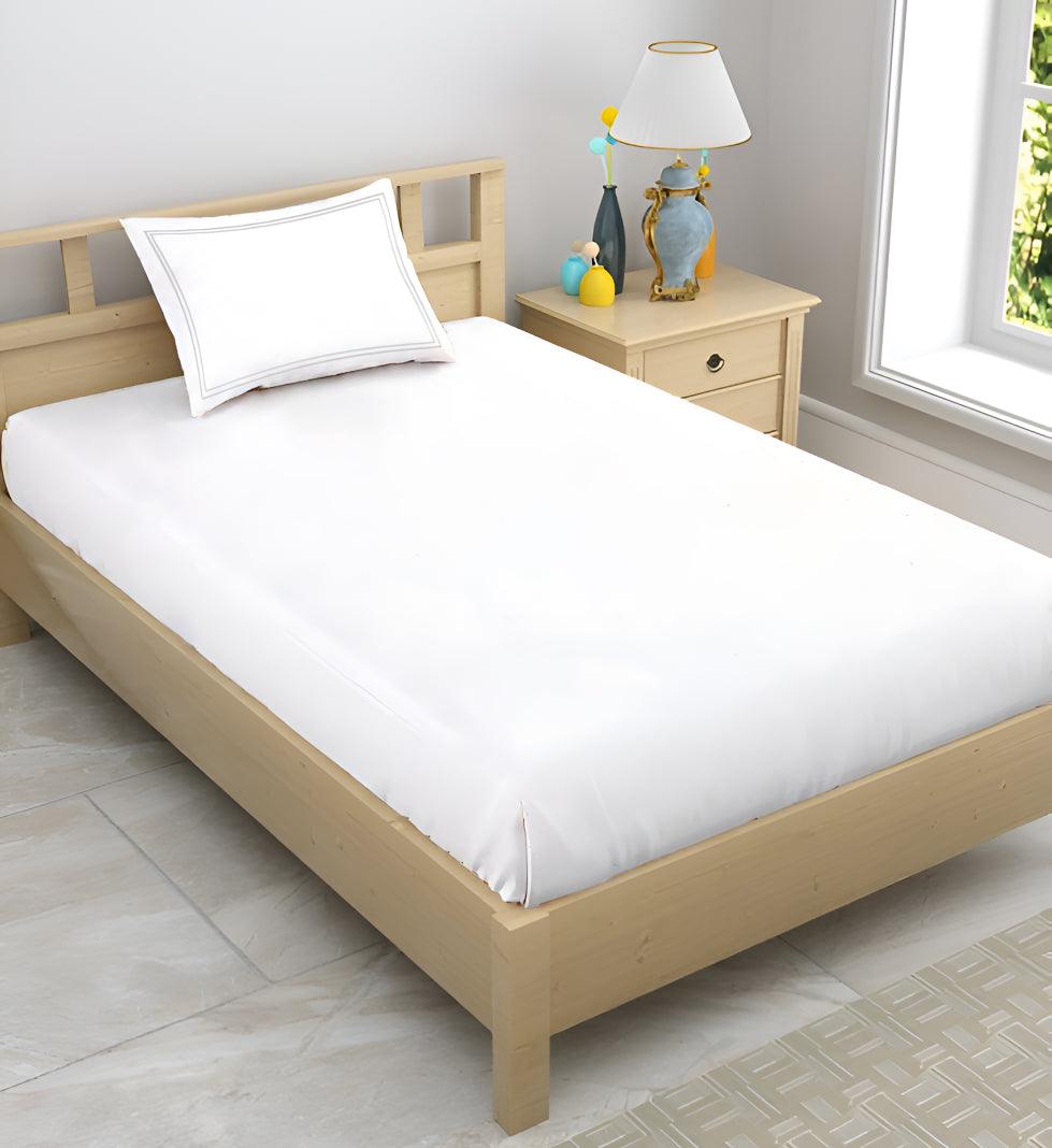 300 TC Plain White - Manhattan Bedsheet Set