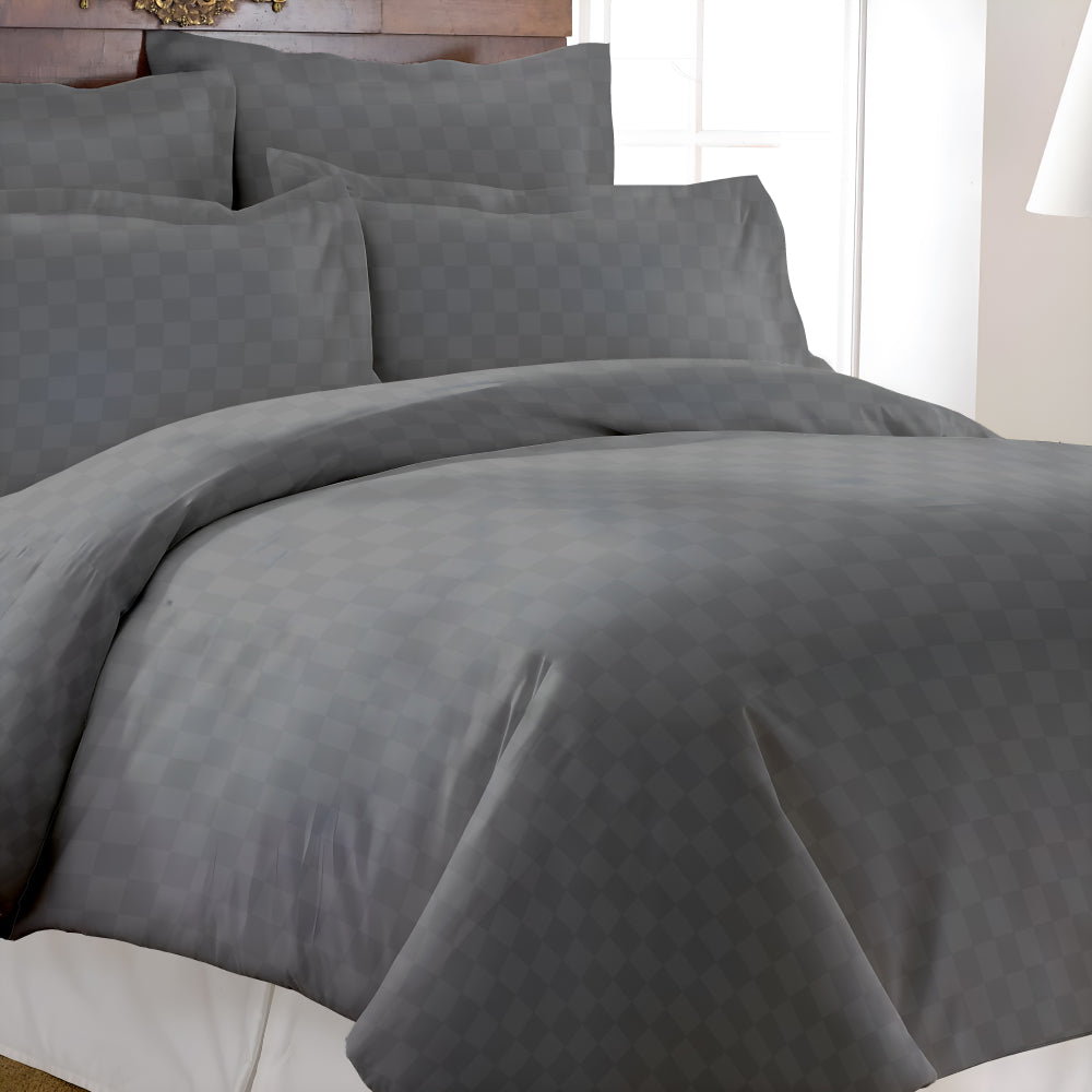 400 TC Palazzo Mosaic Bedsheet - Grey