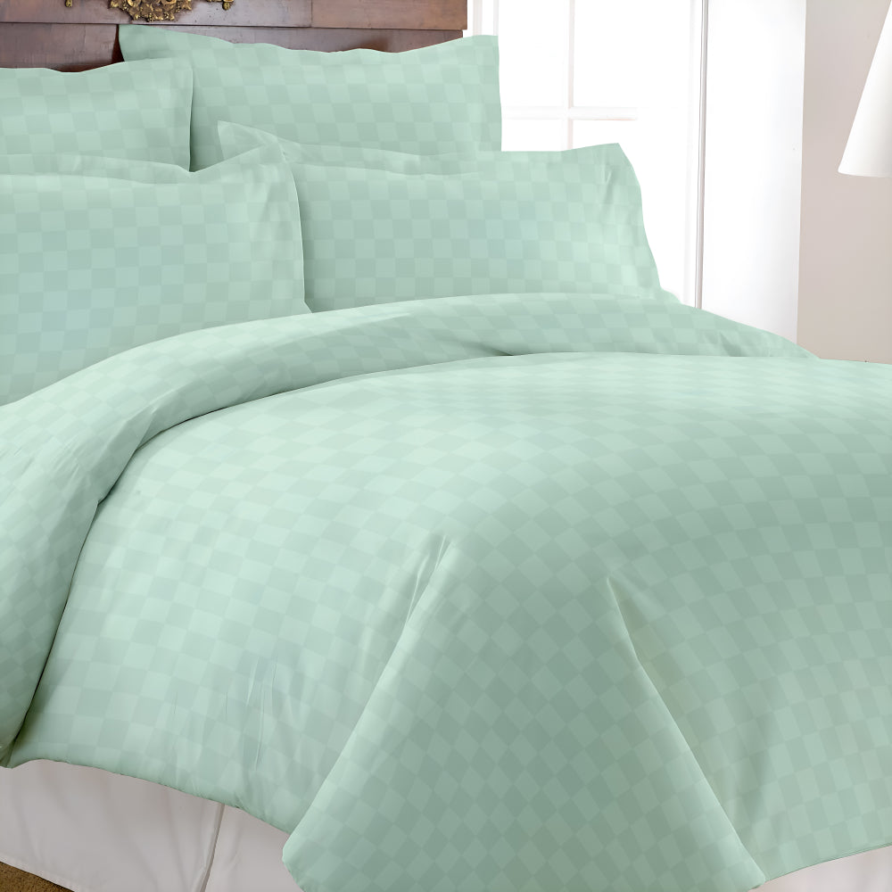 400 TC Palazzo Mosaic Bedsheet - Seacrest Green