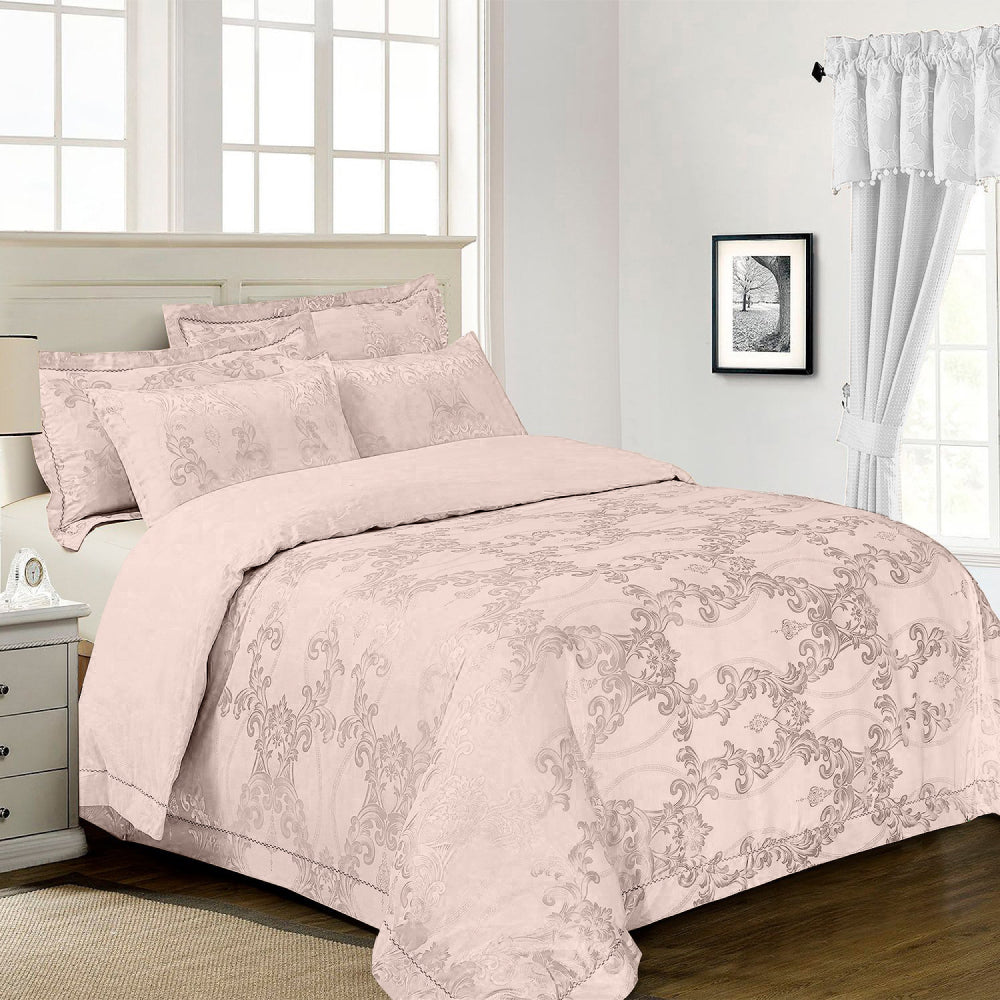 400 TC Parisian Jacquard Bedsheet - Beige
