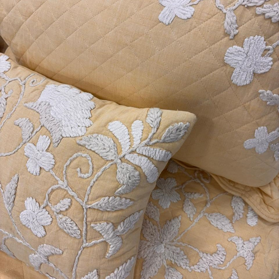 Blair Bedcover Set- Lemon